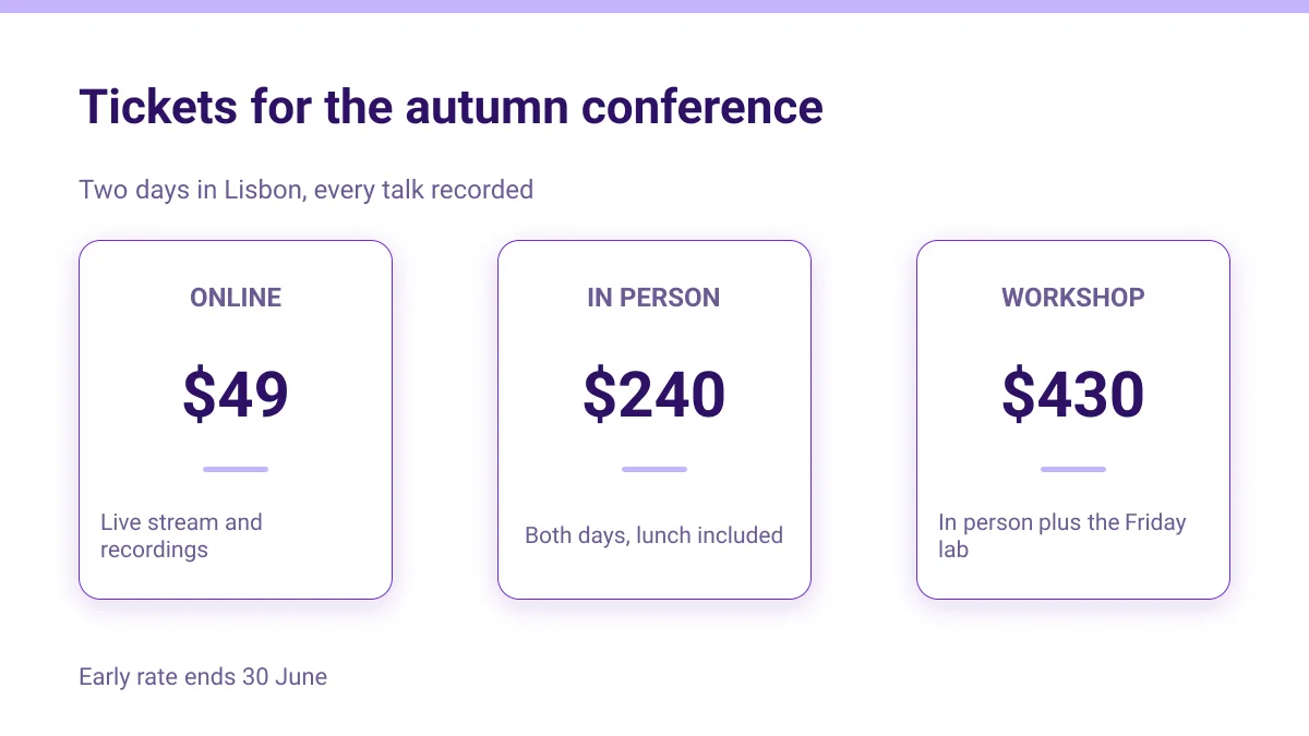 Ticket tiers