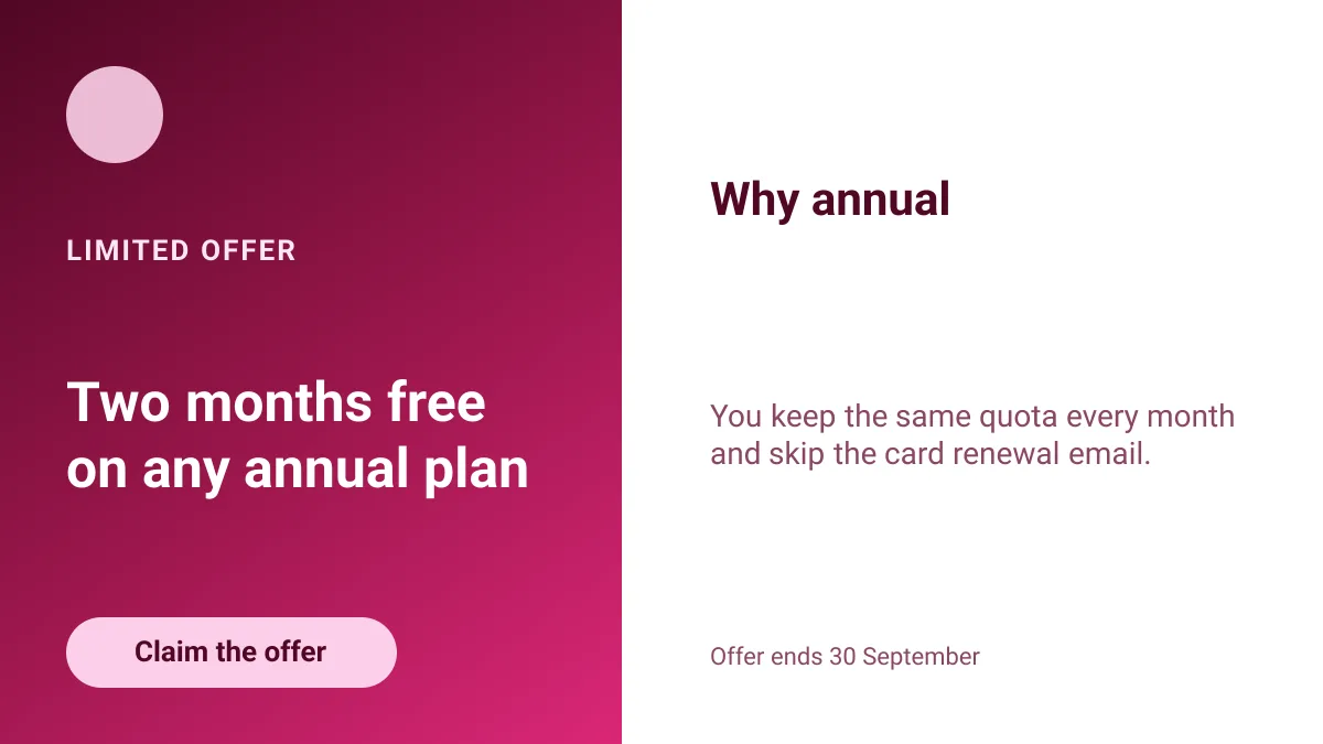 Offer split