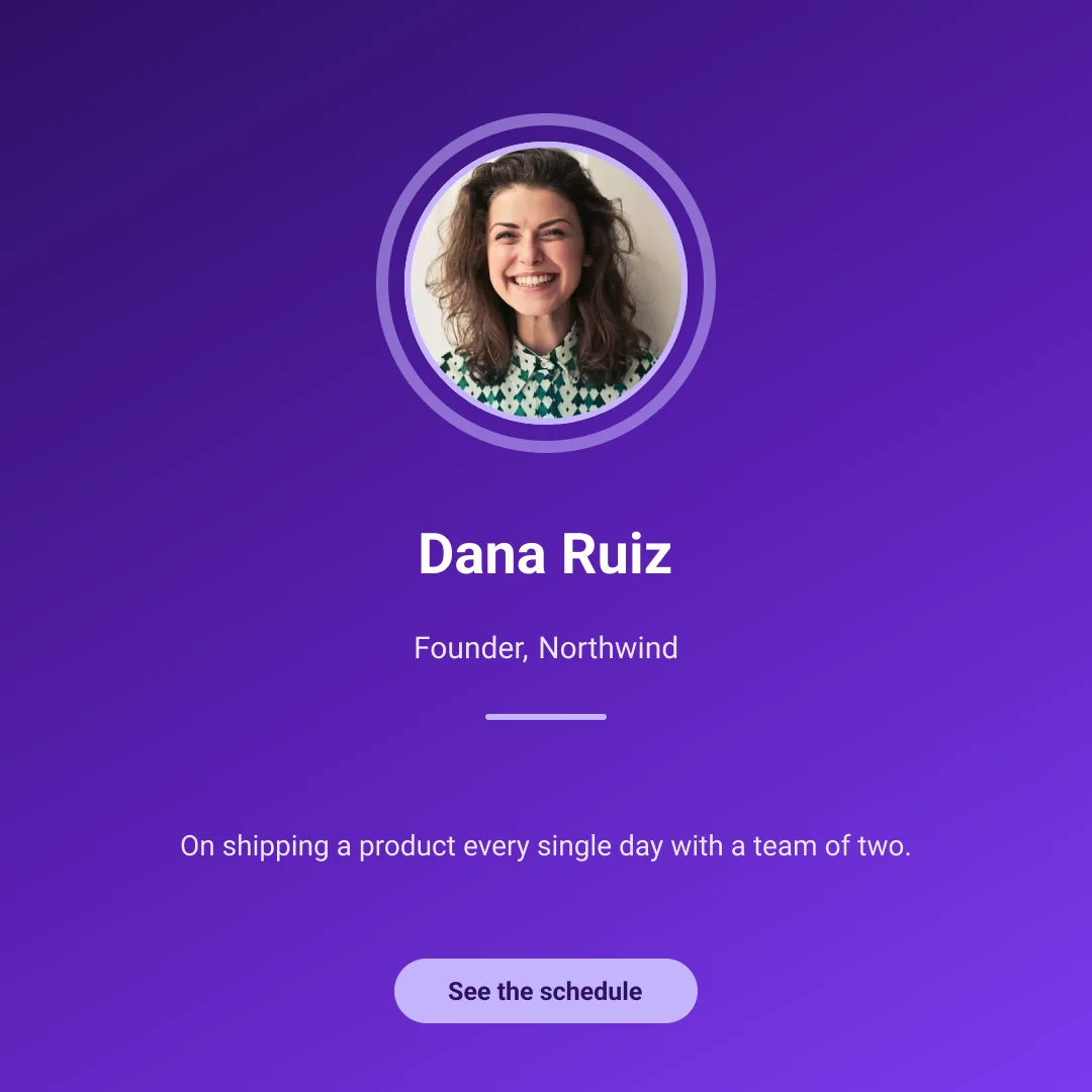 Speaker card