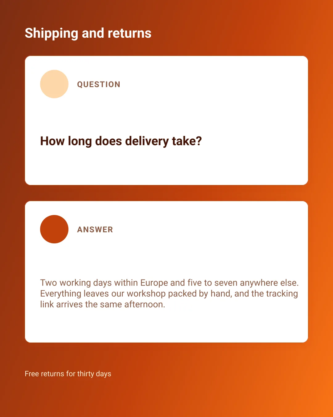 Shipping question