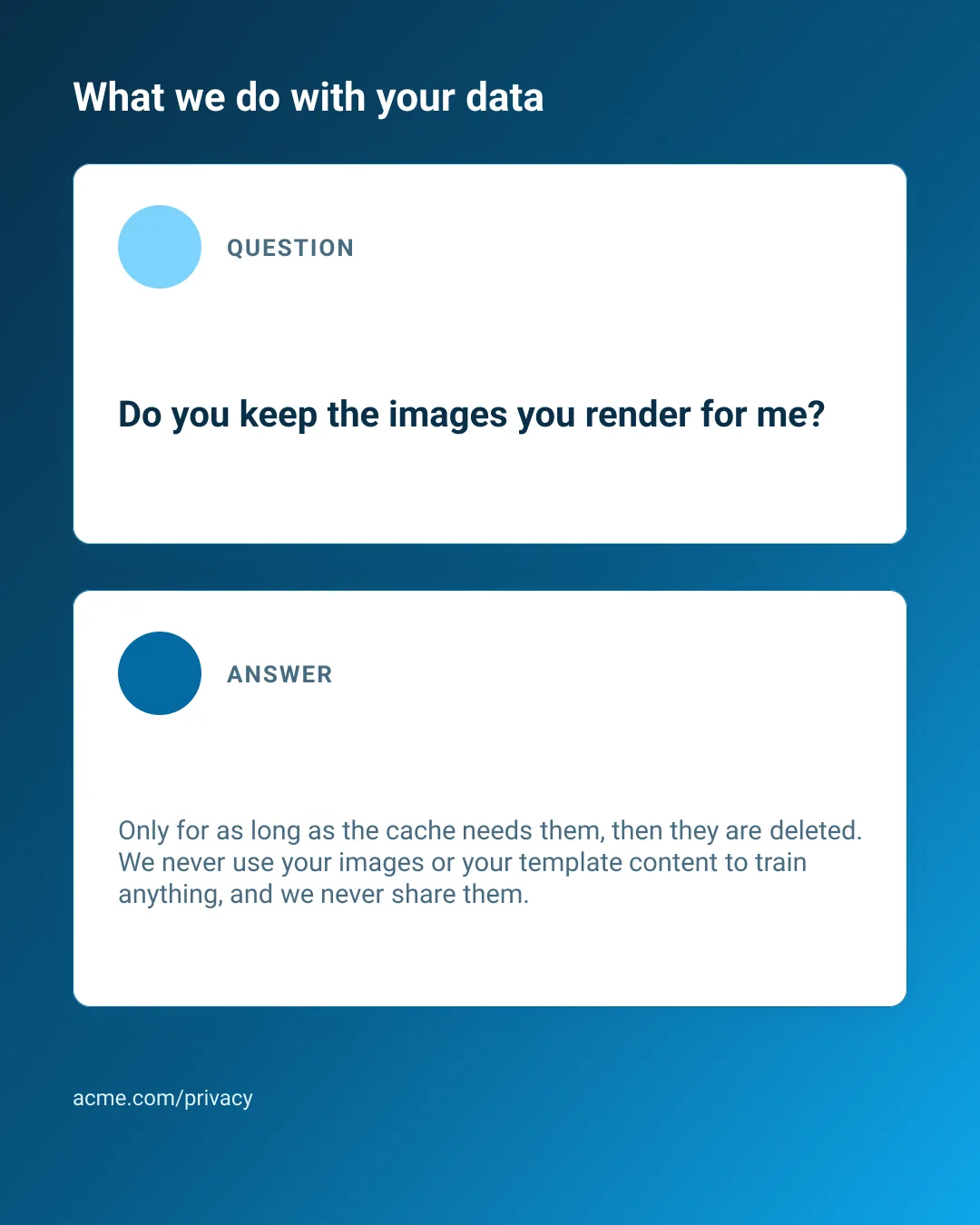 Privacy question