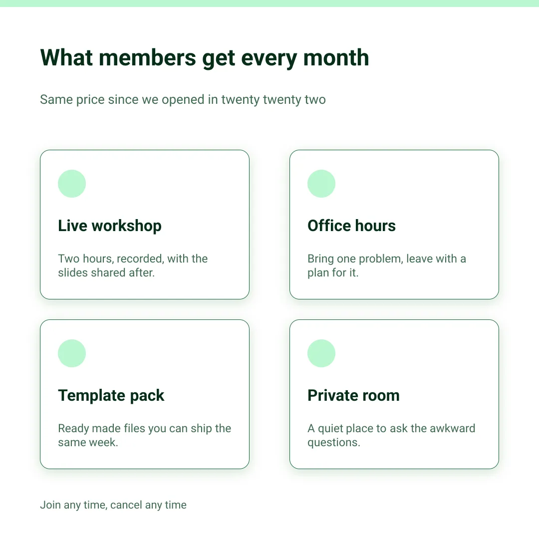 Benefits grid