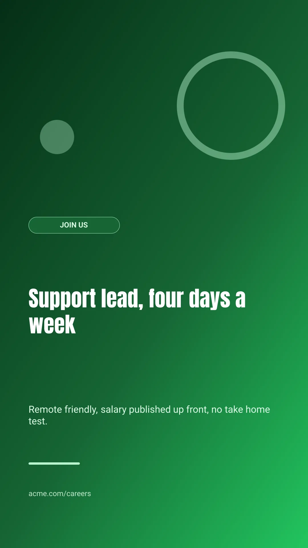 Hiring story